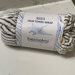 Bemakai Gray Hair Towel Wrap